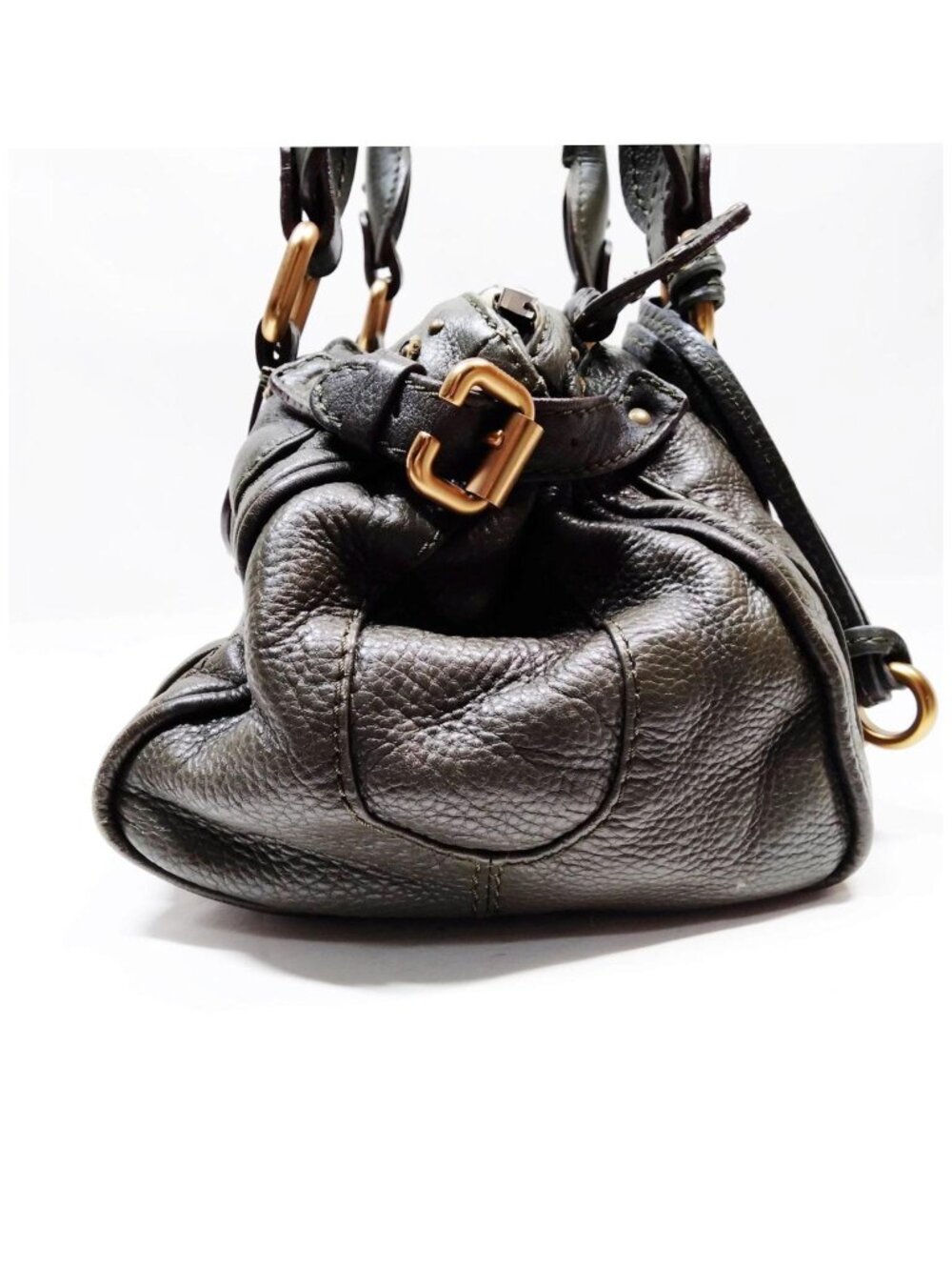 Authentic Chloé Paddington Leather Padlock Satchel Bag - Picture 4 of 16